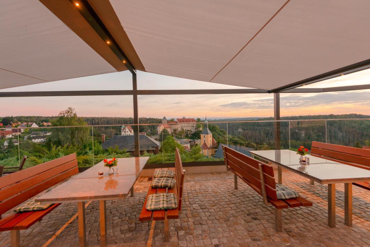 Hotel Zur Aussicht Hohnstein Esterno foto