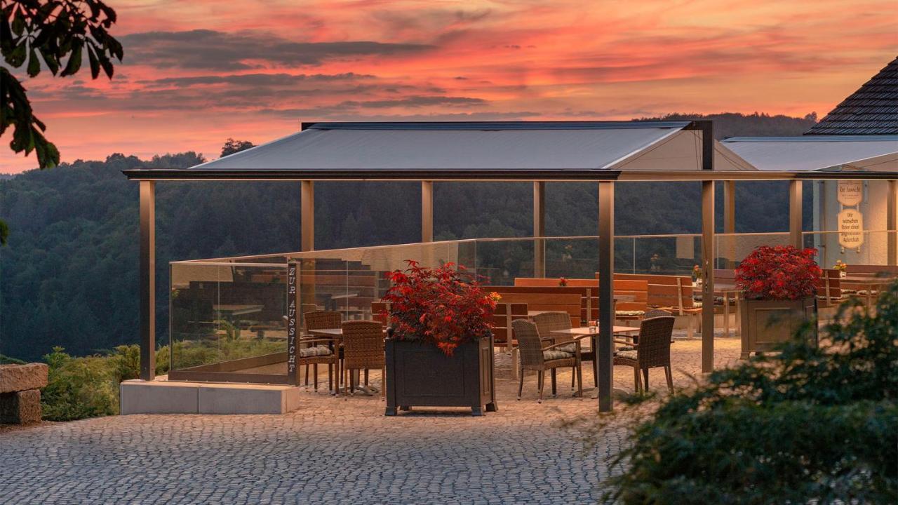Hotel Zur Aussicht Hohnstein Esterno foto